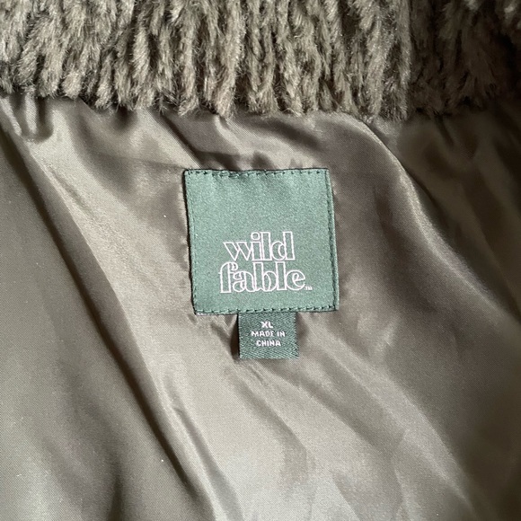 Wild Fable Ribbed Velvet Cropped Jacket - Picture 3 of 3